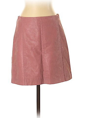 Free People Faux Leather Skirt (view 1)