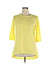 Unbranded Yellow 3/4 Sleeve Top Size XL - photo 1