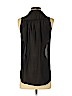 Lily White 100% Polyester Black Sleeveless Blouse Size S - photo 2