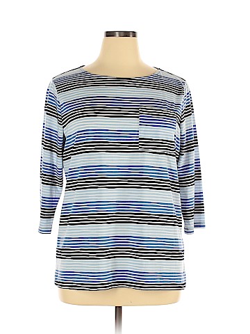 Christopher & Banks 3/4 Sleeve Blouse (view 1)