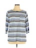 Christopher & Banks Blue 3/4 Sleeve Blouse Size XL - photo 1