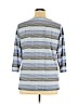 Christopher & Banks Blue 3/4 Sleeve Blouse Size XL - photo 2