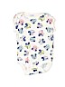 Disney x Jumping Beans 100% Cotton White Short Sleeve Onesie 0-3 MO / 3 MO - photo 1