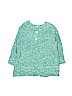 Assorted Brands Print Green Long Sleeve Blouse Size 6X - photo 2