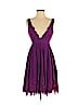 Catherine Malandrino 100% Silk Purple Cocktail Dress Size 4 - photo 1