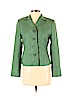 AKRIS Green Silk Blazer Size 6 - photo 1