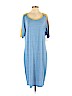 Lularoe Blue Casual Dress Size 2X - photo 1