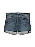 7 For All Mankind Blue Denim Shorts Size 27 waist - photo 1
