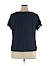 Style&Co Blue Short Sleeve Top Size XL - photo 2