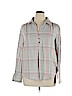 Kensie 100% Cotton Gray Long Sleeve Button-Down Shirt Size XL - photo 1