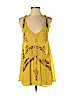 Free People 100% Viscose Yellow Sleeveless Blouse Size S - photo 1