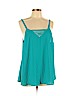 Torrid 100% Polyester Teal Sleeveless Blouse Size 10 - photo 1