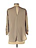 Lush 100% Polyester Tan 3/4 Sleeve Blouse Size S - photo 2