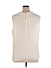 Ann Taylor 100% Polyester White Short Sleeve Blouse Size XL - photo 2