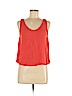 Elodie 100% Rayon Orange Sleeveless Blouse Size M - photo 1