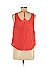 Elodie 100% Rayon Orange Sleeveless Blouse Size M - photo 2