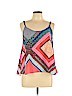 Aqua 100% Polyester Pink Sleeveless Blouse Size L - photo 1