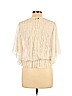 rue21 Ivory Short Sleeve Blouse Size L - photo 2