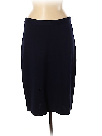 St. John Caviar Wool Skirt (view 1)