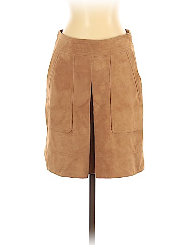 Vince. Leather Skirt (view 1)