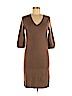 Karoo 100% Cashmere Tan Casual Dress Size Med (2) - photo 1