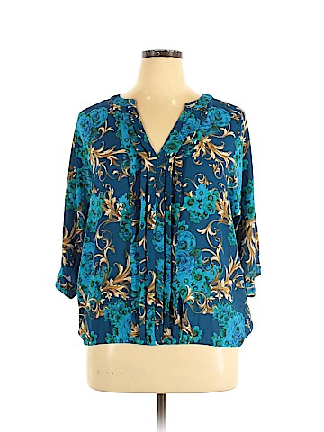 7th Avenue Design Studio New York & Company Long Sleeve Blouse (view 1)
