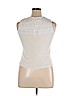 Solitaire 100% Rayon White Sleeveless Blouse Size XL - photo 2