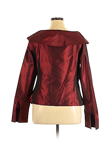 Bloomingdale's Long Sleeve Silk Top (view 2)