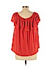 Mossimo Red Short Sleeve Blouse Size L - photo 2