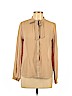 Forever 21 Tan Long Sleeve Blouse Size L - photo 1