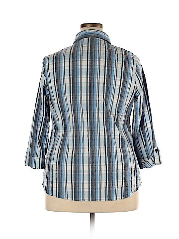 Alia 3/4 Sleeve Button-Down Shirt (view 2)
