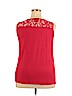 Adrianna Papell Red Sleeveless Top Size XXL - photo 2