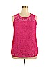 Adrianna Papell Pink Sleeveless Top Size XXL - photo 1