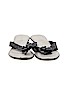 Nine West Black Flip Flops Size 7 1/2 - photo 2