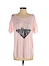 American Eagle Outfitters 100% Cotton Pink Short Sleeve T-Shirt Size L - photo 1