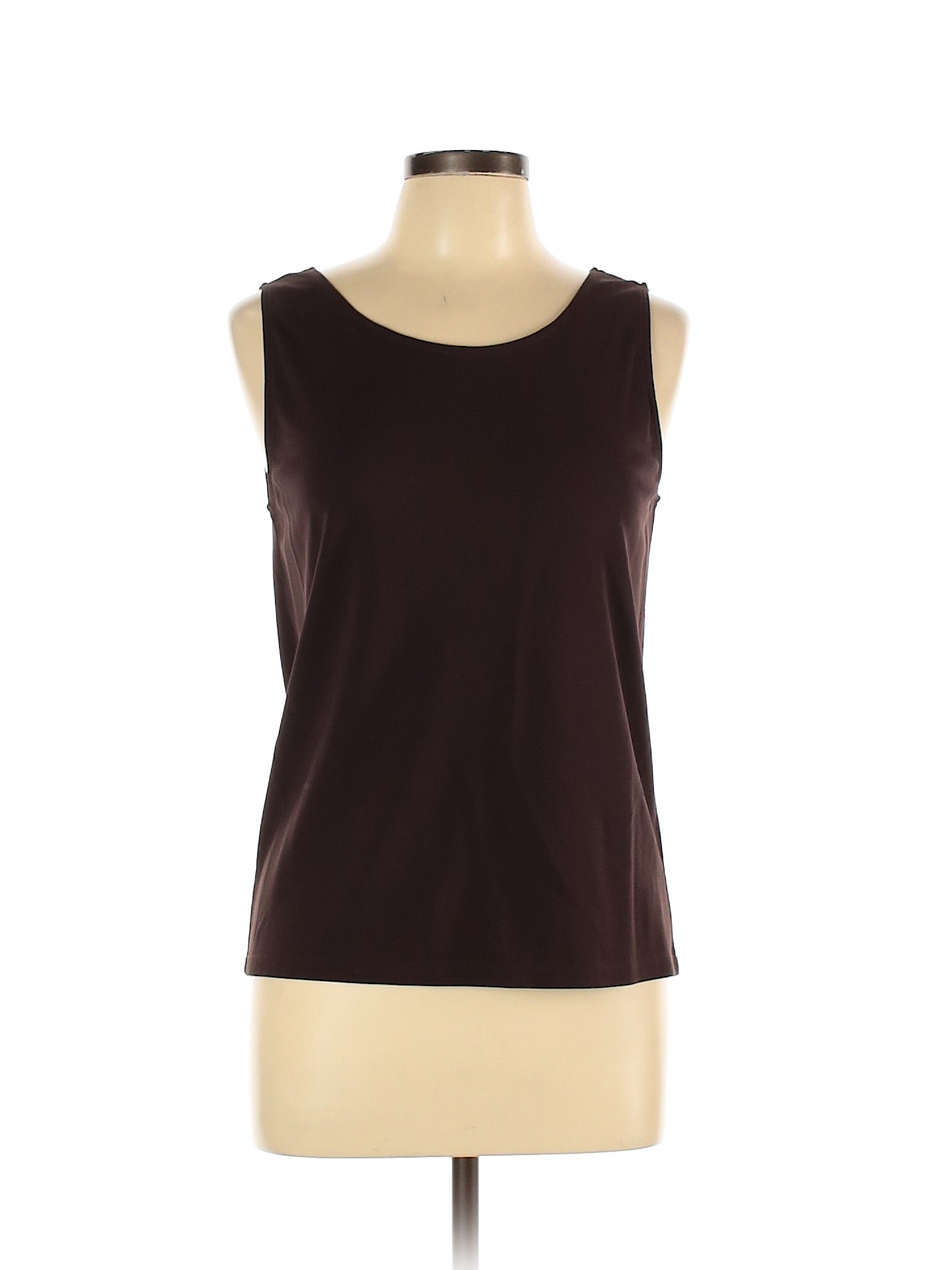 DKNY Women Brown Sleeveless Blouse L | eBay