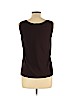 DKNY Brown Sleeveless Blouse Size L - photo 2
