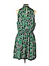A New Day 100% Rayon Green Casual Dress Size XXL - photo 2