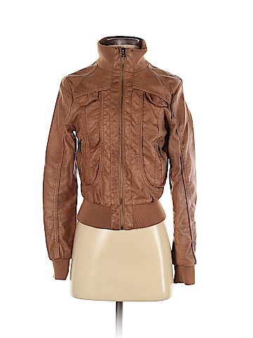 Charlotte Russe Faux Leather Jacket (view 1)