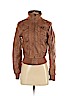 Charlotte Russe 100% Polyurethane Tan Faux Leather Jacket Size S - photo 1