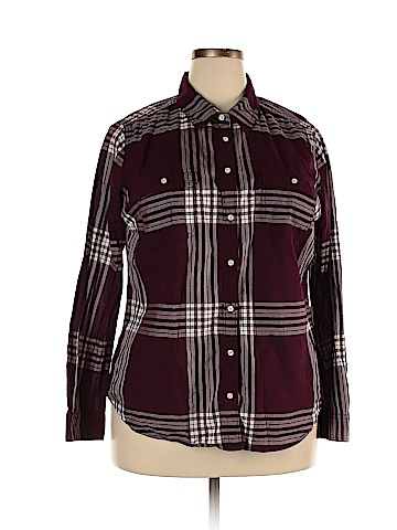 St. John's Bay Long Sleeve Button-Down Shirt (view 1)