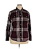 St. John's Bay 100% Cotton Burgundy Long Sleeve Button-Down Shirt Size XXL - photo 1