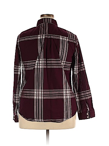 St. John's Bay Long Sleeve Button-Down Shirt (view 2)
