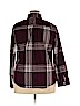 St. John's Bay 100% Cotton Burgundy Long Sleeve Button-Down Shirt Size XXL - photo 2
