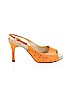 Luciano Padovan Orange Heels Size EU 37 - photo 1