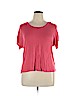 Charlotte Russe Pink Short Sleeve Top Size XL - photo 1