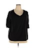 Lane Bryant Black Short Sleeve Top Size 18 - 20 Plus - photo 1