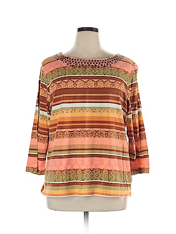 Ruby Rd. 3/4 Sleeve Top (view 1)