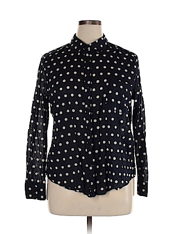 Ann Taylor Factory Long Sleeve Button-Down Shirt (view 1)