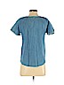 Forever 21 100% Cotton Blue Short Sleeve Blouse Size S - photo 2
